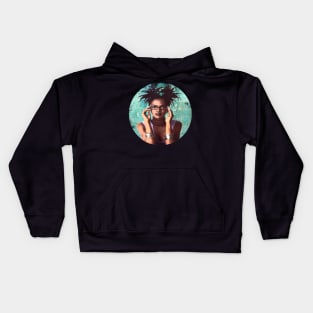 lauryn hill glasses 90s Kids Hoodie